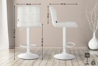 2er Set Barhocker Peru Samt weiß creme 2er Set Barhocker Peru Samt weiß creme