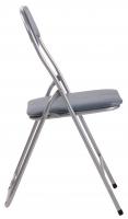 4er Set Klappstuhl Felix grau/silber 