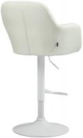 Barhocker Natoma Stoff weiß creme Barhocker Natoma Stoff weiß creme