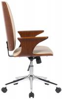 Bürostuhl Burbank Kunstleder walnuss/creme Bürostuhl Burbank Kunstleder walnuss/creme