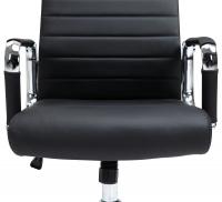 Bürostuhl Kolumbus Echtleder schwarz Bürostuhl Kolumbus Echtleder schwarz