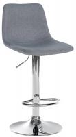 Barhocker Divo Stoff Chrom grau Barhocker Divo Stoff Chrom grau
