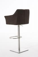 Barhocker Damaso E Stoff braun 