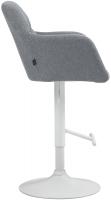 Barhocker Natoma Stoff weiß grau Barhocker Natoma Stoff weiß grau
