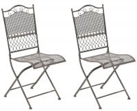 2er Set Gartenstühle Kiran bronze