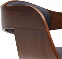 2er Set Barhocker Kingston B Kunstleder walnuss/schwarz 2er Set Barhocker Kingston B Kunstleder walnuss/schwarz
