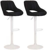 2er Set Barhocker Milet Stoff W schwarz 2er Set Barhocker Milet Stoff W schwarz