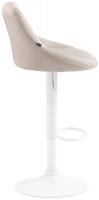 Barhocker Lazio Stoff weiß creme Barhocker Lazio Stoff weiß creme