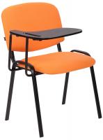 Stuhl Ken mit Klapptisch Stoff orange 