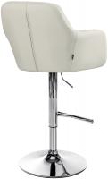 Barhocker Natoma Kunstleder chrom creme Barhocker Natoma Kunstleder chrom creme