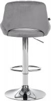2er Set Barhocker Milet Samt C dunkelgrau 