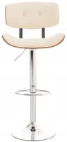 Barhocker Sarnia Kunstleder walnuss/creme 