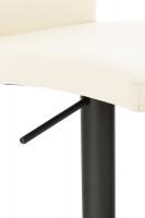 2er Set Barhocker Cadiz Kunstleder schwarz creme 2er Set Barhocker Cadiz Kunstleder schwarz creme