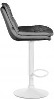 Barhocker Laurel Kunstleder weiß grau 
