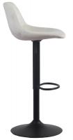 2er Set Barhocker Loft Samt creme 