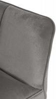 Barhocker Damaso W Samt grau Barhocker Damaso W Samt grau