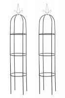2er Set Rosensäule Romantika V2 schwarz 2er Set Rosensäule Romantika V2 schwarz