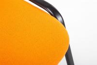 Besucherstuhl Ken Stoff orange Besucherstuhl Ken Stoff orange