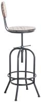 2er Set Barhocker Pino, Holz antik silber 2er Set Barhocker Pino, Holz antik silber