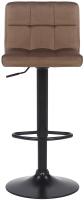 2er Set Barhocker Feni Samt braun 2er Set Barhocker Feni Samt braun