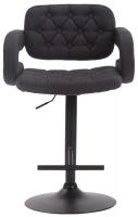 Barhocker Dublin STOFF schwarz schwarz Barhocker Dublin STOFF schwarz schwarz