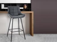 Barhocker Weston Kunstleder grau Barhocker Weston Kunstleder grau