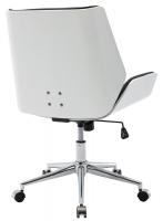 Bürostuhl Zwolle Kunstleder weiß/schwarz Bürostuhl Zwolle Kunstleder weiß/schwarz