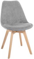 Stuhl Linares Cord hellgrau 