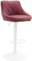 Barhocker Lazio Kunstleder weiß bordeauxrot Barhocker Lazio Kunstleder weiß bordeauxrot
