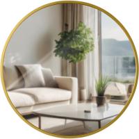 Wandspiegel Elsie M gold glanz Wandspiegel Elsie M gold glanz