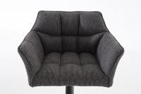 Barhocker Damaso B Stoff titangrau Barhocker Damaso B Stoff titangrau
