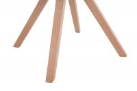 4er Set Besucherstuhl Toulouse Stoff Square Natura blau 
