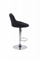 Barhocker Lazio Stoff schwarz 