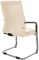2er Set Besucherstuhl Hobart creme 