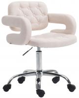 Arbeitshocker Dublin Stoff beige