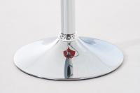 2er Set Barhocker Hoover Kunststoff chrom rot 
