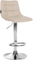 Barhocker Jerry Kunstleder chrom creme Barhocker Jerry Kunstleder chrom creme