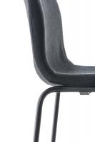 2er Set Barhocker Hoover Stoff 4-Fuß Gestell schwarz dunkelgrau 2er Set Barhocker Hoover Stoff 4-Fuß Gestell schwarz dunkelgrau