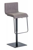 Barhocker Limon B Stoff grau