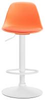 Barhocker Kiel Kunstleder weiß orange Barhocker Kiel Kunstleder weiß orange