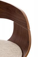 2er Set Barhocker Kingston Stoff walnuss/creme 2er Set Barhocker Kingston Stoff walnuss/creme