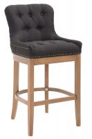 Barhocker Lakewood Stoff, Antik-hell schwarz Barhocker Lakewood Stoff, Antik-hell schwarz