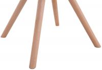 4er Set Stühle Toulouse Stoff Natura Rund creme 