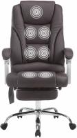 Bürostuhl Pacific mit Massagefunktion braun 