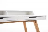 Schreibtisch Eaton 140 cm weiß 