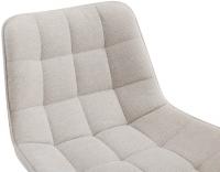 2er Set Barhocker Dartford Stoff creme 2er Set Barhocker Dartford Stoff creme