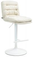 Barhocker Damar Stoff weiß creme Barhocker Damar Stoff weiß creme