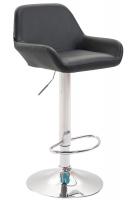 Barhocker Braga Kunstleder chrom schwarz Barhocker Braga Kunstleder chrom schwarz
