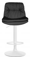 Barhocker Laurel Kunstleder weiß schwarz Barhocker Laurel Kunstleder weiß schwarz