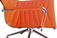 Bürostuhl Batley Kunstleder orange 